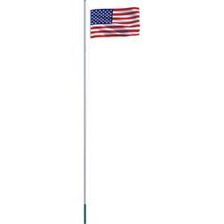 vidaXL US Flag and Pole 20.3ft