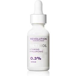 Revolution Beauty 0.3% Retinol with Vitamins & Hyaluronic Acid Serum 1fl oz