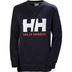 Helly Hansen W HH Logo Crew Sweatshirt - Navy
