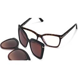 Tom Ford FT5641-B 054 Blue-Light Block with Clip-On Clip-on