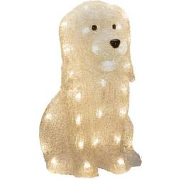 Konstsmide Acrylic Sitting Dog Weihnachtsleuchte 31cm
