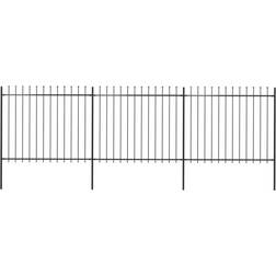 vidaXL Garden Fence with Spear Top 200.8x78.7"
