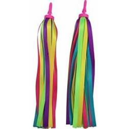 Micro Mobility Unisex Youth Ribbon Fringe Handles, Neon, One Size