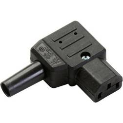 Kaiser 790/sw/C IEC connector 790 Socket, right angle Total number of pins: 2 PE 10 A Black 1 pc(s)