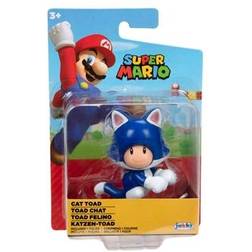 JAKKS Pacific Super Mario Action Figure 2.5 Inch Cat Toad Collectible Toy