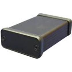 Hammond Electronics 1455D601BK 1455D601BK Treaded casing 60 x 45 x 25 Aluminium Black 1 pc(s)