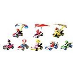 Hot Wheels GXY11 Mario Kart Character Cars with Glider Bundle, 7.0 cm*8.0 cm*8.0 cm
