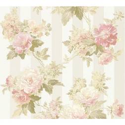 Living Walls Mustertapete A.S. Création Romantica 3 in Creme Grau Rosa 304461