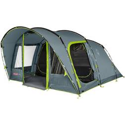 Coleman tent Vail 6, family tent for 6 persons, large camping tent with 3 extra large sleeping compartments and vestibule, quick to set up, waterproof WS 4,000 mm