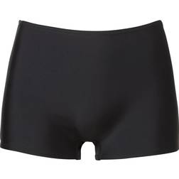 Trofé Black Bikini Bottom Boxer Shorts - Black