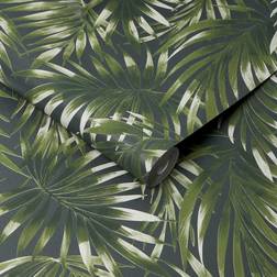 Superfresco Easy Elegant Leaves Green Wallpaper