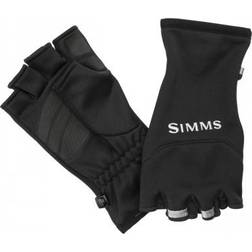 Simms Freestone Half-Finger Gloves Black (Medium)