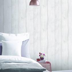 Arthouse Grey Washed Wood Wallpaper Paper wilko