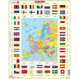 Larsen Rahmenpuzzle Europa (Holländisch) 70 Teile