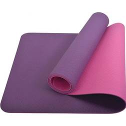 Schildkröt Fitness Yogamatte 4mm Bicolor str. 180 x 61 cm lilla/pink