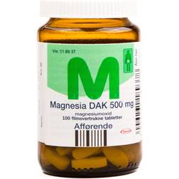 Magnesia DAK 500mg 100 st Tablett