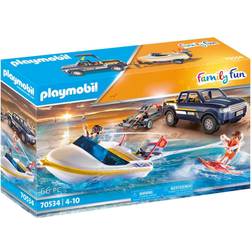 Playmobil Pick Up with Speedboat 70534