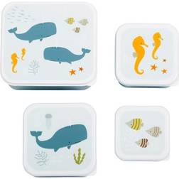 A Little Lovely Company Lunch & Snack Box Set Ocean