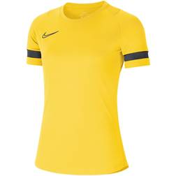 Nike Dri-FIT Academy Football T-shirt Women - Yellow