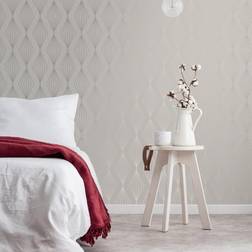 Boutique Pearl Marquise Geometric Wallpaper