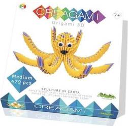 Cube CreativaMente Creagami Octopus Modular Origami Creativity Game, Multicolor, 722