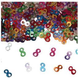 Folat Party Confetti Number 8 Multi colors