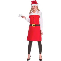 Wicked Costumes Mrs Santa Claus Apron & Hat Instant Kit Costume Christmas