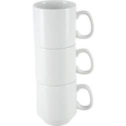 Olympia Whiteware Stacking Becher 28.4cl 12Stk.