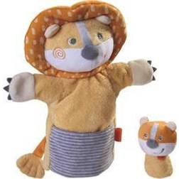 Haba Puppet Lion with Cub