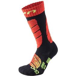 UYN Ski Socks Kids - Black/Red