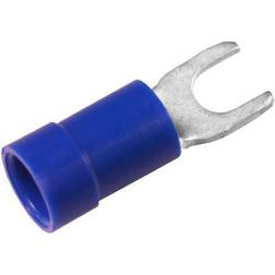 ELPRESS Isolerade gaffelkabelskor M5 blå 1,5-2,5 mm² A2553G