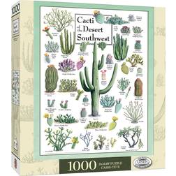 Masterpieces Poster Art Cacti of the Desert Southwest 1000 Pieces