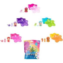 Barbie Colour Reveal Mermaid Baby Doll & Pet Water-Activated Colour Change Starfish-Shaped Case 5 Surprises 3 Mystery Bags Gift for Kids 3