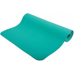 Schildkröt Fitness Yogamatte, 4 mm, türkis PVC-frei, strukturierte Oberfläche (B)610 x (L)1.830 mm