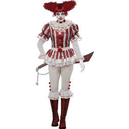 California Costumes Psychopath Clown Womenswear