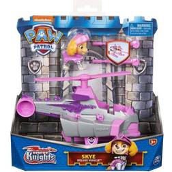 Paw Patrol 6063586, Rescue Knights Skye Transforming Car with Collectible Action Figure, Kids’ Toys for Ages 3 and up