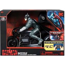 Batman DC Comics 6060490 Batcycle RC Rider Action Figure, Official Movie Styling, Kids Toys for Boys and Girls Ages 4 and Up