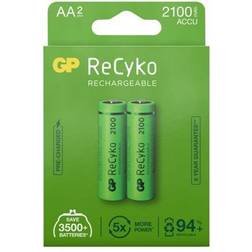 GP Batteries ReCyko Rechargeable AA 2100mAh 2-pack