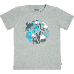 Fjällräven Kid's Forest Findings T-shirts - Grey Melange