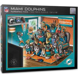 YouTheFan Miami Dolphins Purebred Fans a Real Nailbiter 500 Pieces