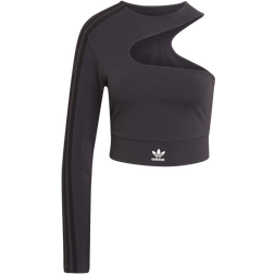 adidas Women's Originals Cropped Long-Sleeve Top - Carbon
