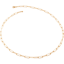 Monica Vinader Alta Textured Chain Necklace - Gold