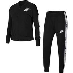 Nike Kid's Sportswear Tracksuit - Black/White (CU8374-010)