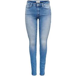 Only Shape Reg Skinny Fit Jeans - Blue/Light Medium Blue Denim