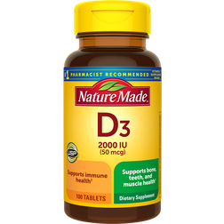 Nature Made Vitamin D3 2000iu 100