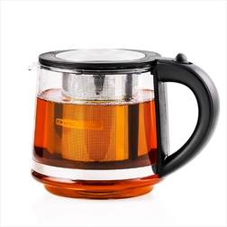 Ovente Reusable Loose Leaf Tea Infuser Teapot
