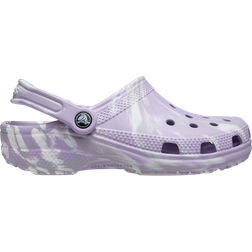 Crocs Classic Marbled Clog - Lavender/Multi