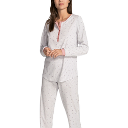 Calida Sweet Dreams Pyjama with Cuff - Rose Bud
