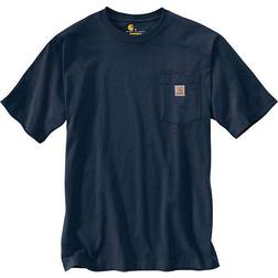 Carhartt Heavyweight Short-sleeve Pocket T-shirt - Navy