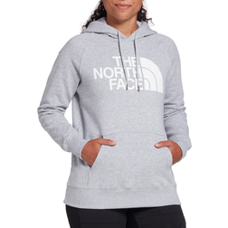 The North Face Women’s Half Dome Pullover Hoodie - TNF Light Grey Heather/TNF White